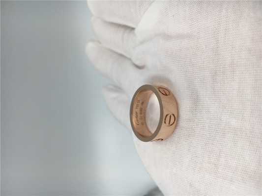 Women'S  Love Engagement Ring , Wedding  Rose Gold Ring