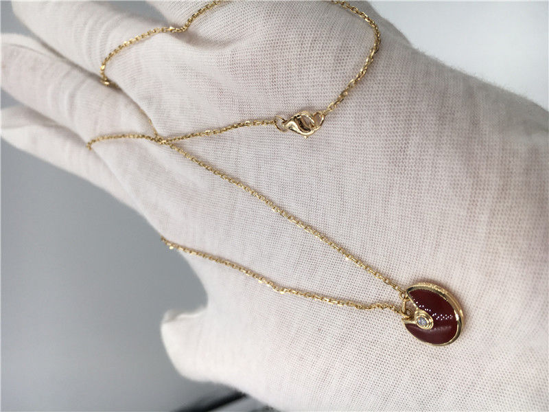 کیفیت XS مدل High End Custom Jewelle Amulette De Necklace 18K Rose Gold Carnelian کارخانه