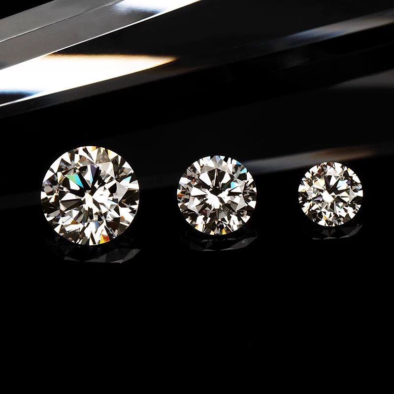 کیفیت لوکس شاین VS2 شکل گرد الماس آزمایشگاهی رشد 1CT 2CT 3CT 4CT 5CT D-F رنگ الماس سفید با گواهینامه IGI کارخانه