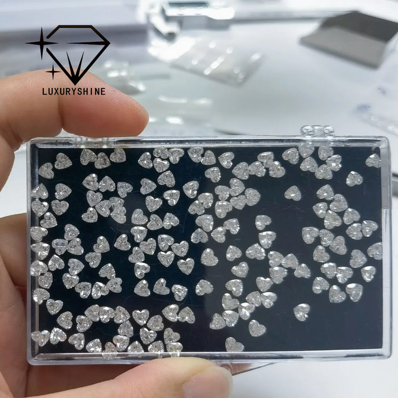 کیفیت LuxuryShine VS2 قلب برش عالی آزمایشگاه رشد الماس الماس واقعی و جواهرات عروسی و جواهرات سفارشی پشتیبانی سفارشی سازی ویژه کارخانه