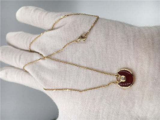 کیفیت XS مدل High End Custom Jewelle Amulette De Necklace 18K Rose Gold Carnelian کارخانه