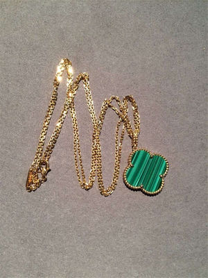 کیفیت گردنبند طلا و جواهر طلای 18K طلای سحر و جادو Alhambra 1 Motiv VCARO3MG00 کارخانه