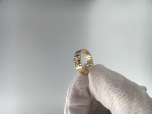 کیفیت Brilliant - Ring Diamond Love Solitaire Ring 18K طلای زرد N4250100 کارخانه