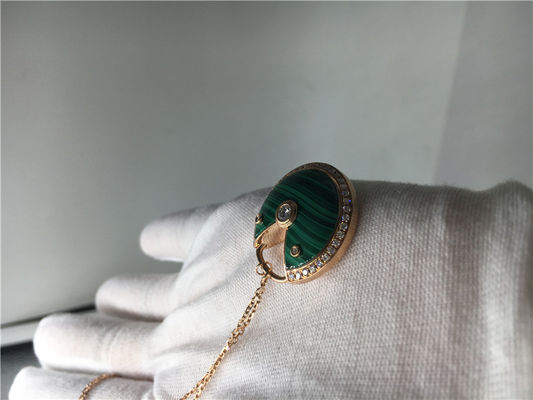 کیفیت گردنبند طلا و جواهر سفارشی Malachite High End کارخانه