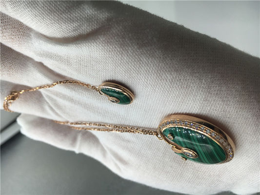 کیفیت گردنبند طلا و جواهر سفارشی Malachite High End کارخانه