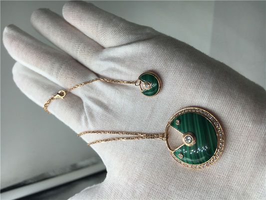 کیفیت گردنبند طلا و جواهر سفارشی Malachite High End کارخانه