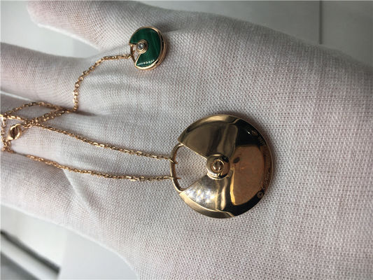 کیفیت گردنبند طلا و جواهر سفارشی Malachite High End کارخانه