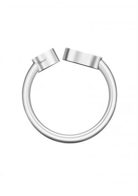 کیفیت 0.22 عیار طبیعی الماس 18K Chopard Happy Hearts حلقه دست ساز بدون سنگ کارخانه