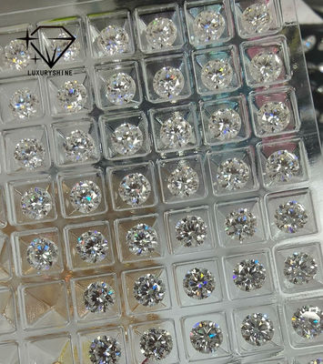 کیفیت الماس آزمایشگاهی LuxuryShine VS1 1 قیراط 2 قیراط 3 قیراط 4 قیراط 5 قیراط برش گرد سفید برش عالی گواهی IGI کارخانه