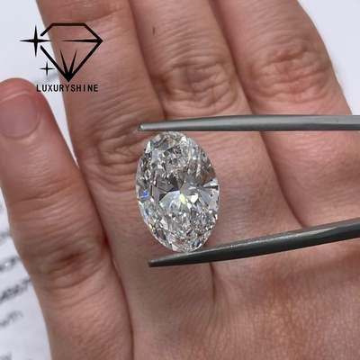 LuxuryShine 0.1-10CT VVS2 لابراتوار رشد الماس D-F رنگ سفید بیضی عالی برش با گواهینامه IGI 3EX برش سنگ توسط LuxuryShine