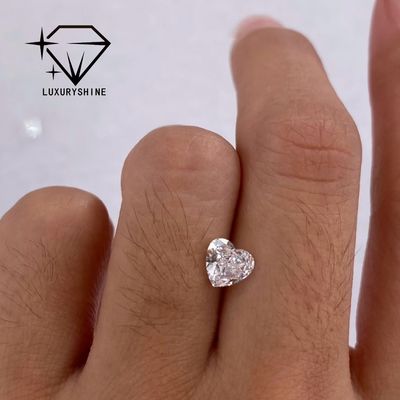 کیفیت لوکس شاین VVS2 قلب سفید برش عالی آزمایشگاه الماس رشد 1CT 2CT 3CT 4CT 5CT پشتیبانی سفارشی سازی ویژه کارخانه