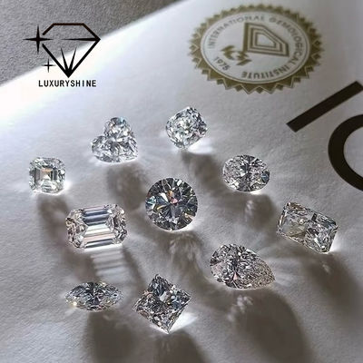 کیفیت لوکس شاین VVS-VS Asscher شکل آزمایشگاه الماس رشد 0.1-10CT D-F رنگ الماس سفید با گواهینامه IGI 3EX سنگ های برش کارخانه