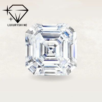 کیفیت لوکس شاین VVS-VS Asscher شکل آزمایشگاه الماس رشد 0.1-10CT D-F رنگ الماس سفید با گواهینامه IGI 3EX سنگ های برش کارخانه