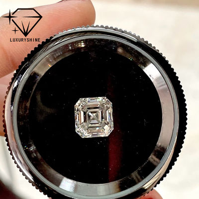 کیفیت لوکس شاین VVS-VS Asscher شکل آزمایشگاه الماس رشد 0.1-10CT D-F رنگ الماس سفید با گواهینامه IGI 3EX سنگ های برش کارخانه
