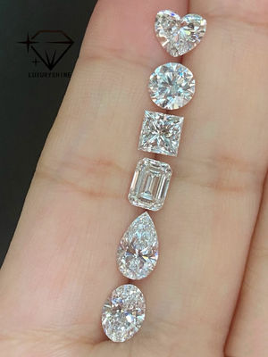 کیفیت لوکس شاین VVS-VS Asscher شکل آزمایشگاه الماس رشد 0.1-10CT D-F رنگ الماس سفید با گواهینامه IGI 3EX سنگ های برش کارخانه