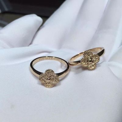 کیفیت VCARO8DE00 Van Cleef And Arpels Jewelry Sweet Alhambra Ring Rose / 18k gold کارخانه