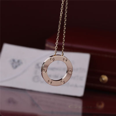 کیفیت گردنبند عاشقانه لوکس B7014200 عاشقانه طلای زرد 18K کارخانه