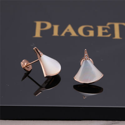 کیفیت گوشواره های Roman Spirit DIVAS 'DREAM گوشواره های ساده ساده با رز طلای REF 352600 کارخانه